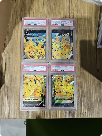 PSA 10 2021 Pokemon Pikachu V-Union Celebrations English Sequential Set 